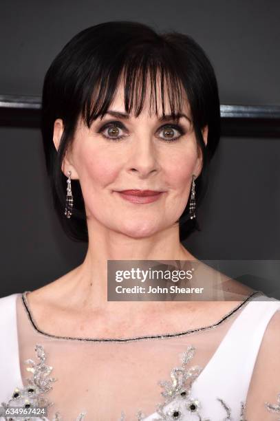Recording artist Enya attends The 59th GRAMMY Awards at STAPLES Center on February 12, 2017 in Los Angeles, California.