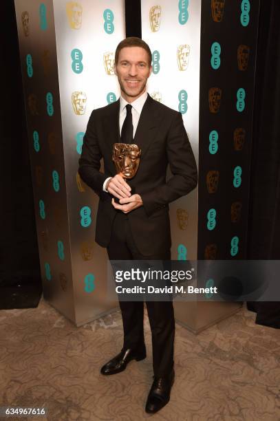 Travis Knight attends the official After Party Dinner for the EE British Academy Film Awards at Grosvenor House on February 12, 2017 in London,...