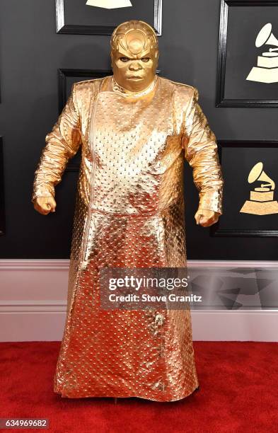 Singer Gnarly Davidson attends The 59th GRAMMY Awards at STAPLES Center on February 12, 2017 in Los Angeles, California.