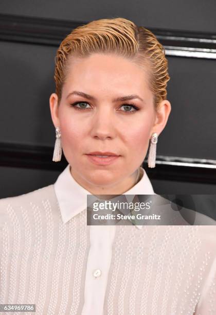 Singer Skylar Grey attends The 59th GRAMMY Awards at STAPLES Center on February 12, 2017 in Los Angeles, California.