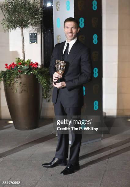 Travis Knight attends the official after party for the 70th EE British Academy Film Awards at The Grosvenor House Hotel on February 12, 2017 in...