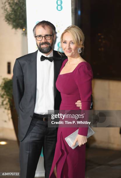 Neil Murray and J. K. Rowling attends the official after party for the 70th EE British Academy Film Awards at The Grosvenor House Hotel on February...