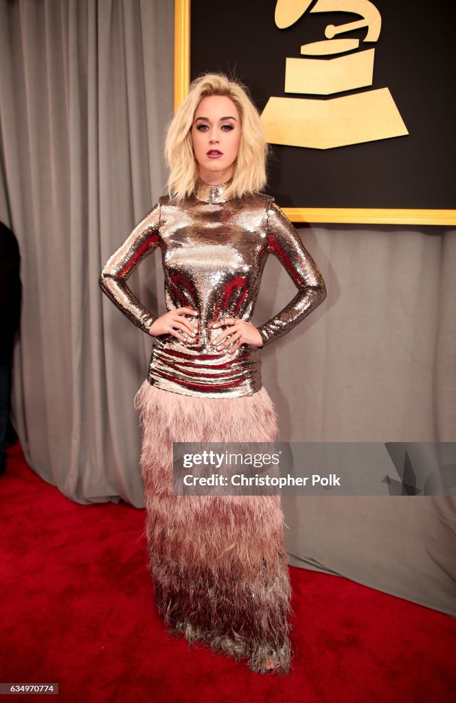 The 59th GRAMMY Awards - Red Carpet