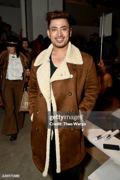 Global Luxury Ambassador Pritan Ambroase attends the Vivienne Hu collection during, New York Fashion Week: The Shows at Gallery 2, Skylight Clarkson...