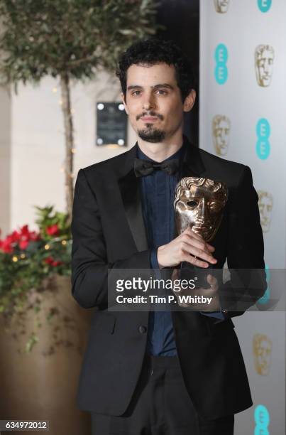 Damien Chazelle attends the official after party for the 70th EE British Academy Film Awards at The Grosvenor House Hotel on February 12, 2017 in...
