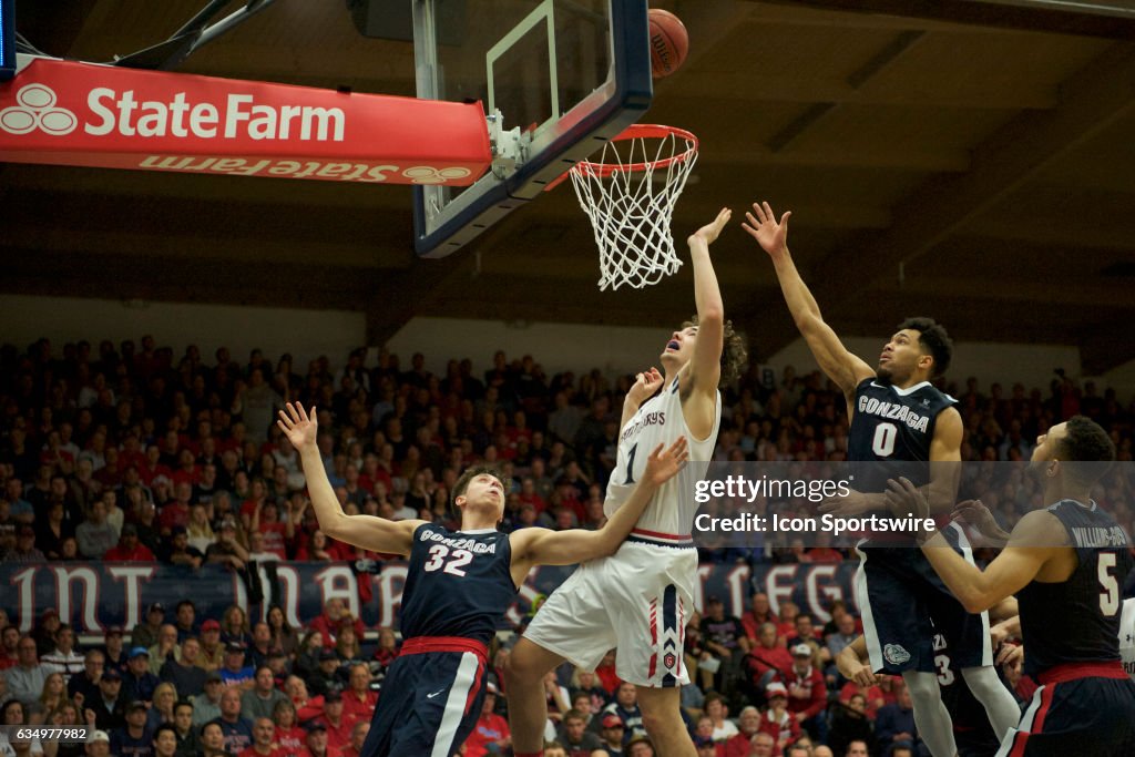 COLLEGE BASKETBALL: FEB 11 Gonzaga at Saint Mary's