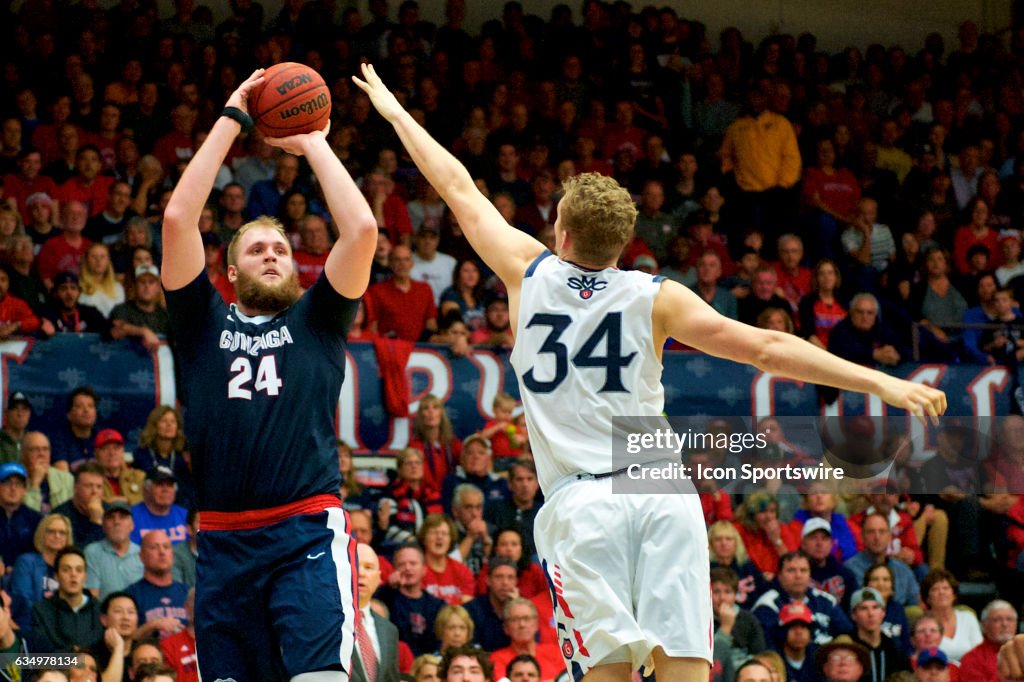 COLLEGE BASKETBALL: FEB 11 Gonzaga at Saint Mary's