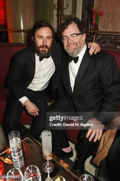 Casey Affleck and Kenneth Lonergan attend The Weinstein Company, Entertainment Film Distributors, Studiocanal 2017 BAFTA After Party in partnership...