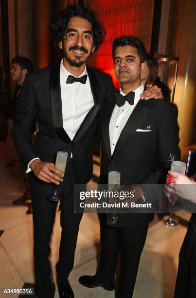 Dev Patel and Divian Ladwa attend The Weinstein Company, Entertainment Film Distributors, Studiocanal 2017 BAFTA After Party in partnership with Ben...