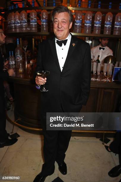 Stephen Fry attends The Weinstein Company, Entertainment Film Distributors, Studiocanal 2017 BAFTA After Party in partnership with Ben Sherman, Kat...