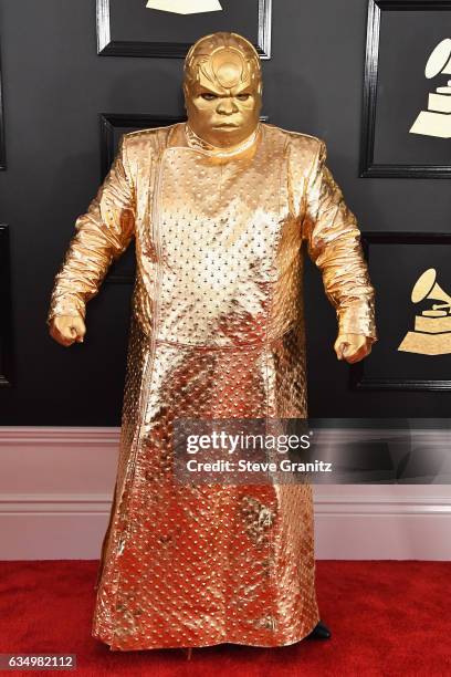 Singer Gnarly Davidson attends The 59th GRAMMY Awards at STAPLES Center on February 12, 2017 in Los Angeles, California.