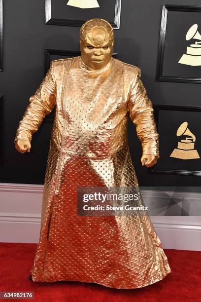 Singer Gnarly Davidson attends The 59th GRAMMY Awards at STAPLES Center on February 12, 2017 in Los Angeles, California.