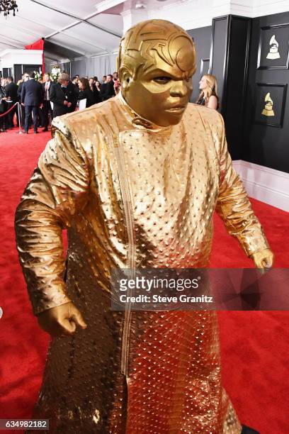 Singer Gnarly Davidson attends The 59th GRAMMY Awards at STAPLES Center on February 12, 2017 in Los Angeles, California.