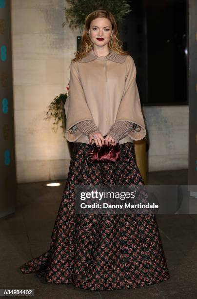 Holliday Grainger attends the official after party for the 70th EE British Academy Film Awards at The Grosvenor House Hotel on February 12, 2017 in...