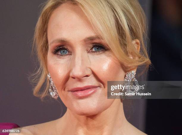 Rowling attends the 70th EE British Academy Film Awards at Royal Albert Hall on February 12, 2017 in London, England.