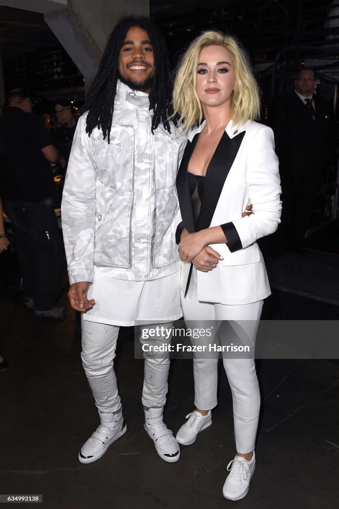 The 59th GRAMMY Awards - Backstage