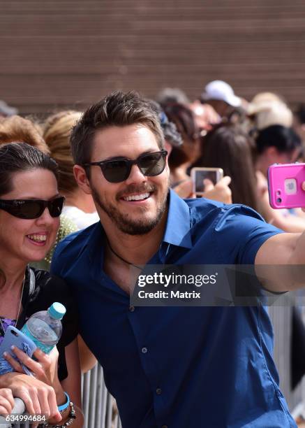 Scott Clifton films The Bold and the Beautiful on February 13, 2017 in Sydney, Australia.