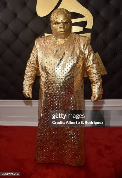 Singer Gnarly Davidson attends The 59th GRAMMY Awards at STAPLES Center on February 12, 2017 in Los Angeles, California.