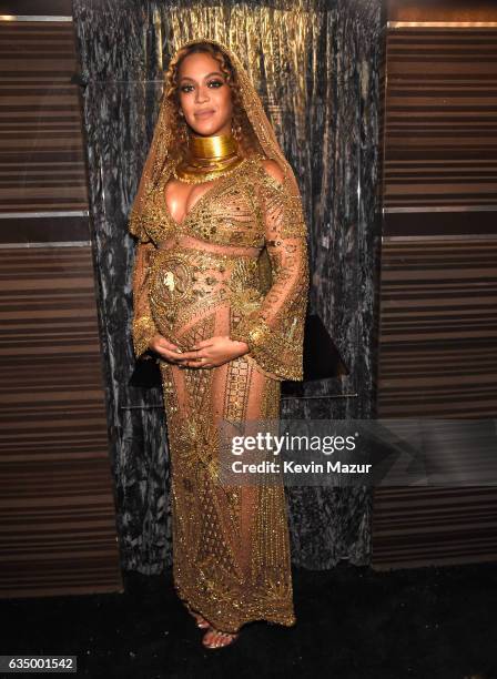 Beyonce attends The 59th GRAMMY Awards at STAPLES Center on February 12, 2017 in Los Angeles, California.