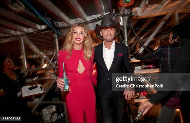 Singers Faith Hill and Tim McGraw attend The 59th GRAMMY Awards at STAPLES Center on February 12, 2017 in Los Angeles, California.