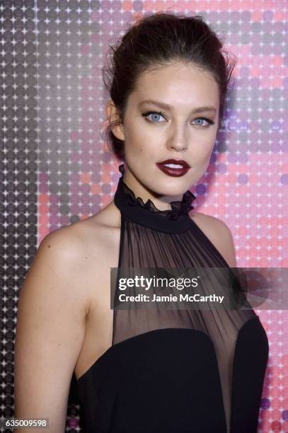 Model Emily DiDonato attends Maybelline NYFW Welcome Party at PHD Terrace at Dream Midtown on February 12, 2017 in New York City.