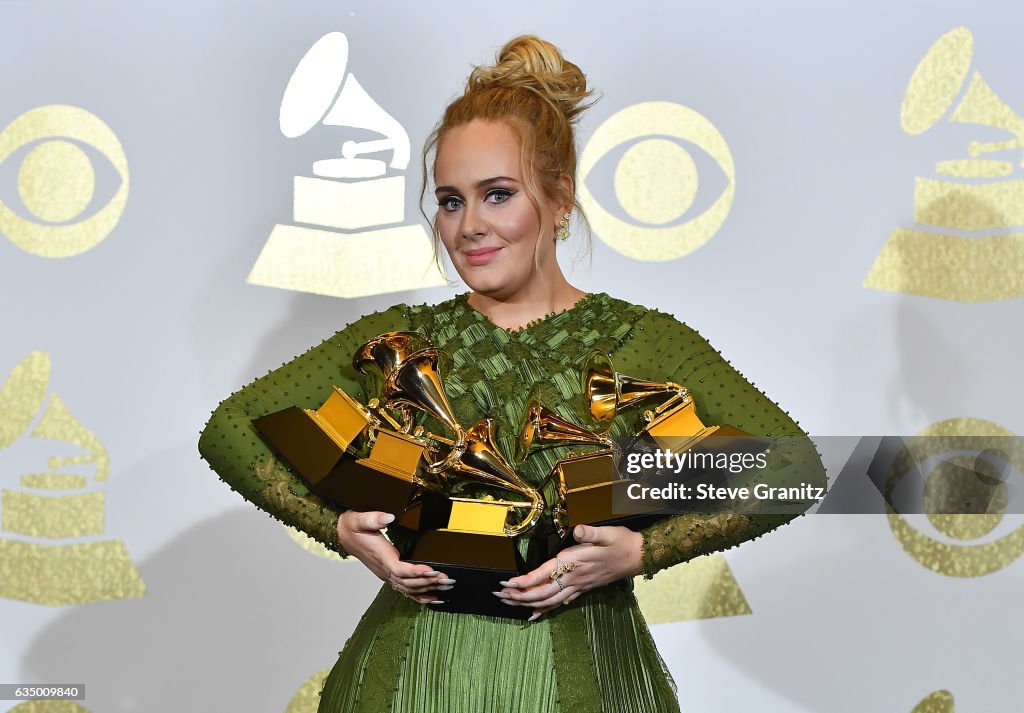 59th GRAMMY Awards - Press Room