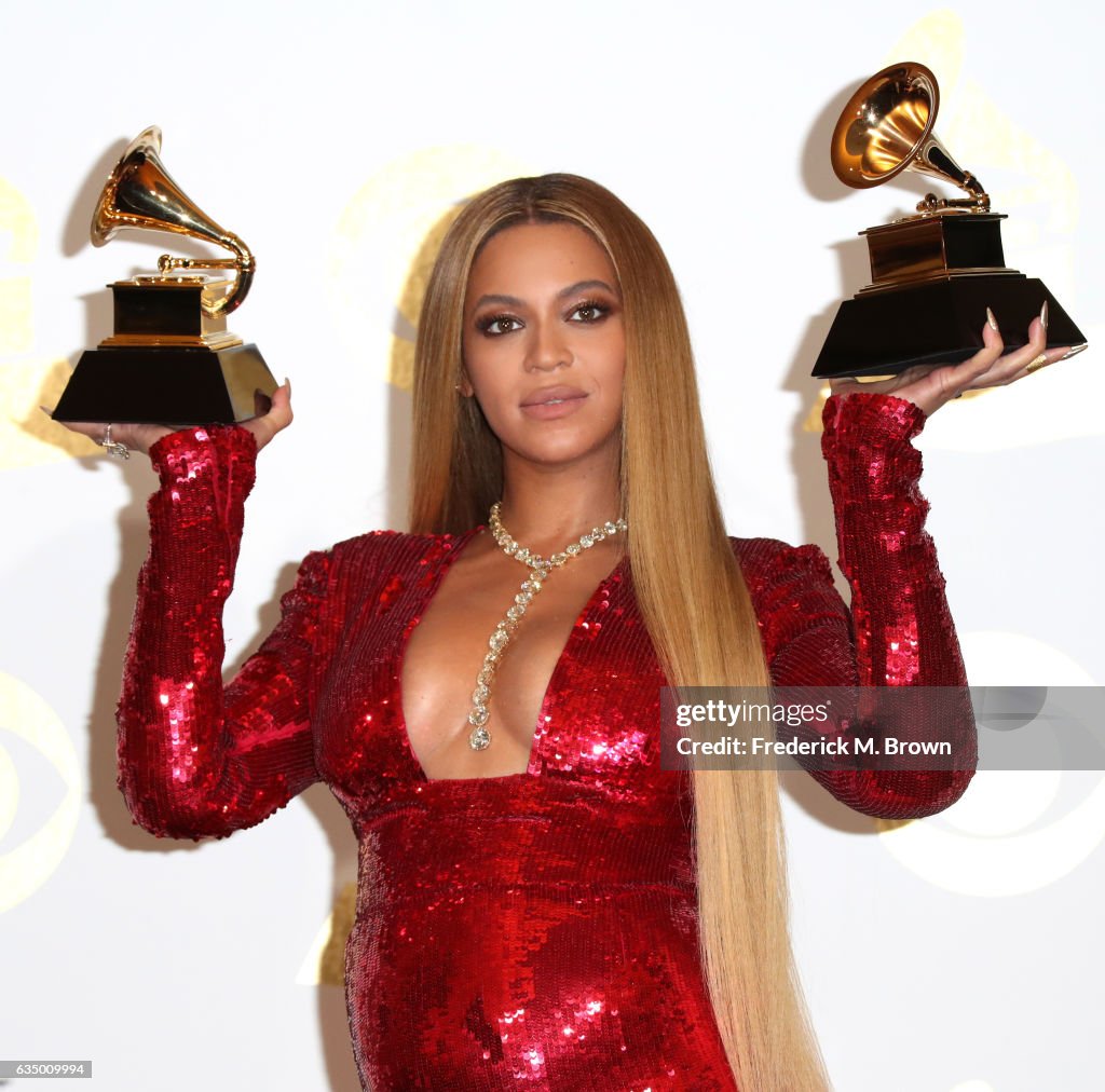 The 59th GRAMMY Awards - Press Room