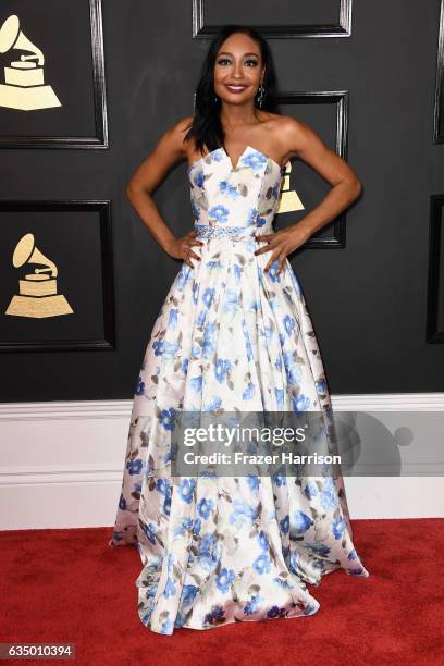 Singer-songwriter Malina Moye attends The 59th GRAMMY Awards at STAPLES Center on February 12, 2017 in Los Angeles, California.