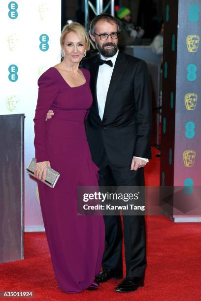 Rowling and Neil Murray attend the 70th EE British Academy Film Awards at the Royal Albert Hall on February 12, 2017 in London, England.