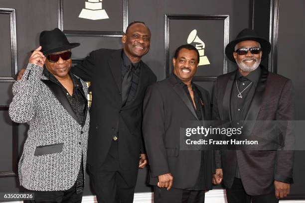 Kool and the Gang attends The 59th GRAMMY Awards at STAPLES Center on February 12, 2017 in Los Angeles, California.