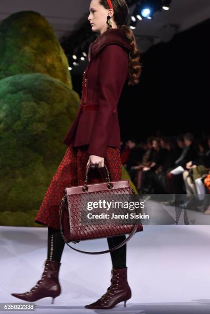 Model walks the runway at the Altuzarra Runway Show during New York Fashion Week at Spring Studios on February 12, 2017 in New York City.