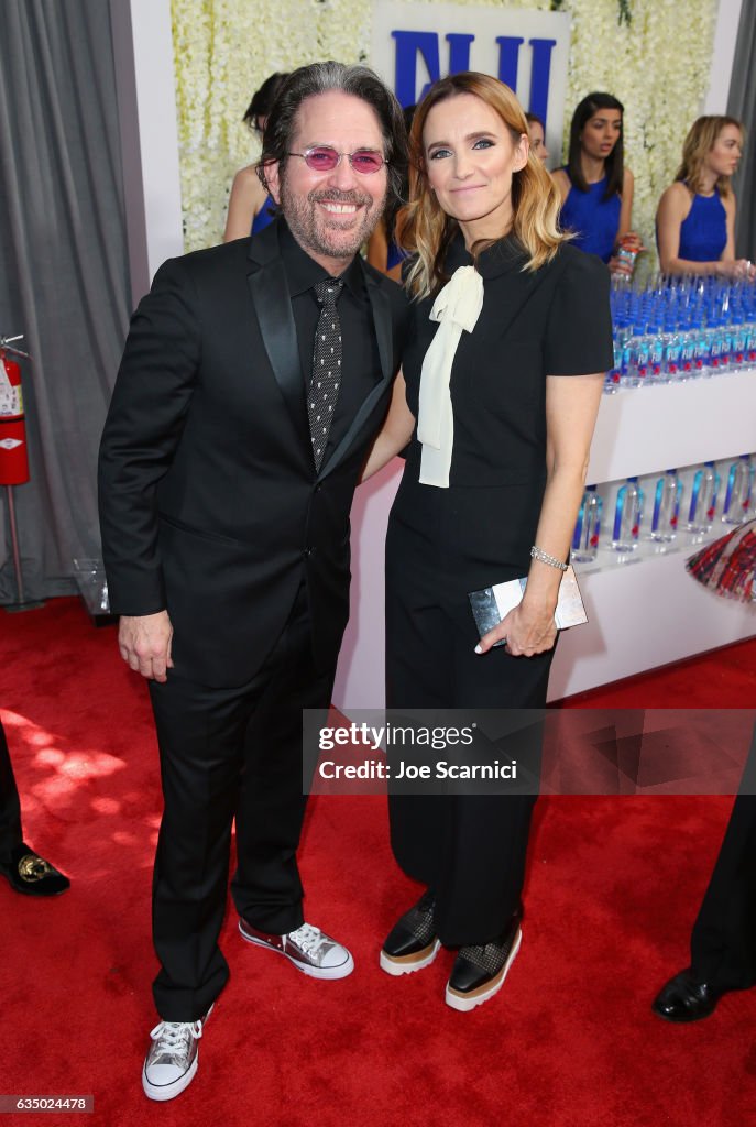 Composer C.F. Kip Winger and Paula DeTullio at The 59th Annual GRAMMY
