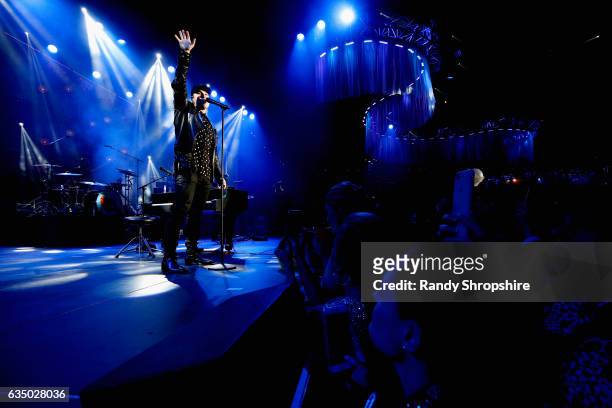 Recording artist Gavin DeGraw performs onstage at the Premiere Ceremony during the 59th GRAMMY Awards at Microsoft Theater on February 12, 2017 in...