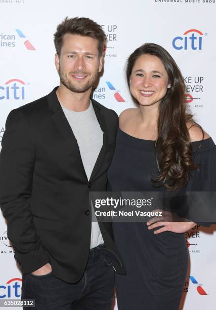 Actor Glen Powell arrives at Universal Music Group 2017 Grammy after party presented by American Airlines and Citi at the Ace Hotel on February 12,...