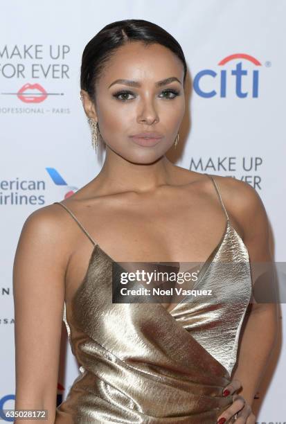 Music artist/actress Kat Graham arrives at Universal Music Group 2017 Grammy after party presented by American Airlines and Citi at the Ace Hotel on...