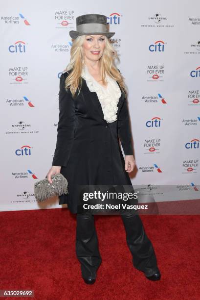 Nancy Wilson arrives at Universal Music Group 2017 Grammy after party presented by American Airlines and Citi at the Ace Hotel on February 12, 2017...