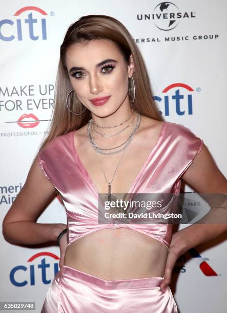 Singer Olivia O'Brien attends Universal Music Group's 2017 GRAMMY after party at The Theatre at Ace Hotel on February 12, 2017 in Los Angeles,...