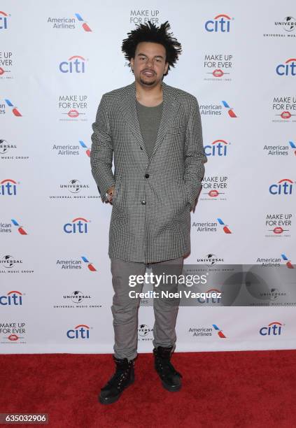 Music producer Alex da Kid arrives at Universal Music Group 2017 Grammy after party presented by American Airlines and Citi at the Ace Hotel on...
