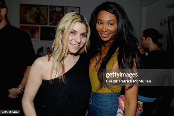 Lauren Hechel and Nana Meriwether attend Justin Etzin's Birthday Party by Caviar Kaspia at Private Residence on February 11, 2017 in New York City.