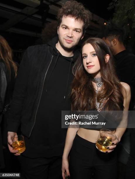 Recording artists Jeremy Lloyd and Samantha Gongol of Marian Hill at a celebration of music with Republic Records, in partnership with Absolut and...