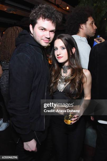 Recording artists Samantha Gongol and Jeremy Lloyd of Marian Hill at a celebration of music with Republic Records, in partnership with Absolut and...