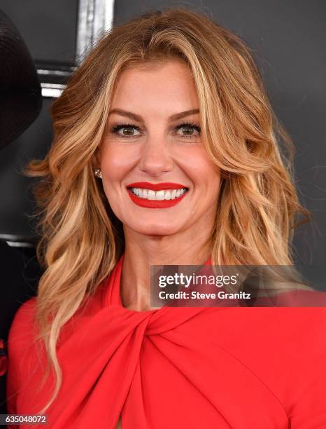 Faith Hill arrives at the 59th GRAMMY Awards on February 12, 2017 in Los Angeles, California.
