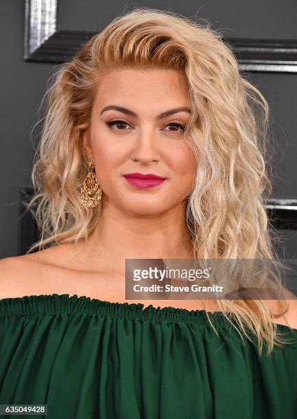 Tori Kelly arrives at the 59th GRAMMY Awards on February 12, 2017 in Los Angeles, California.