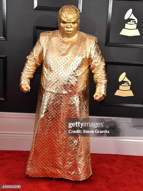 Gnarly Davidson, CeeLo Green arrives at the 59th GRAMMY Awards on February 12, 2017 in Los Angeles, California.