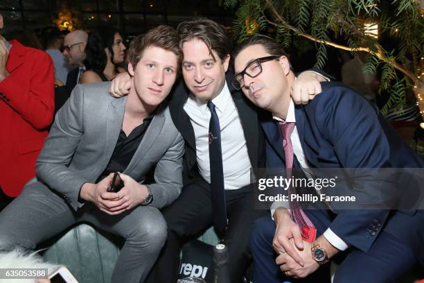 Talent manager Myles Shear and President of Republic Records Group, Charlie Walk at a celebration of music with Republic Records, in partnership with...
