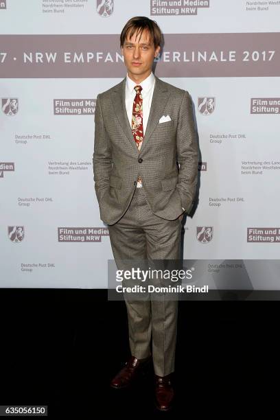 Tom Schilling attends the NRW Reception at the Landesvertretung during the 67th Berlinale International Film Festival on February 12, 2017 in Berlin,...
