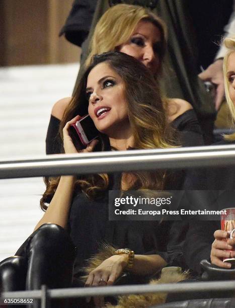 Romina Belluscio attends the Isabel Pantoja concert during the 'Hasta que se apague el sol' tour at WiZink Center on February 11, 2017 in Madrid,...