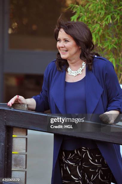 Loose Women presenter Coleen Nolan seen at the ITV Studios on February 13, 2017 in London, England.