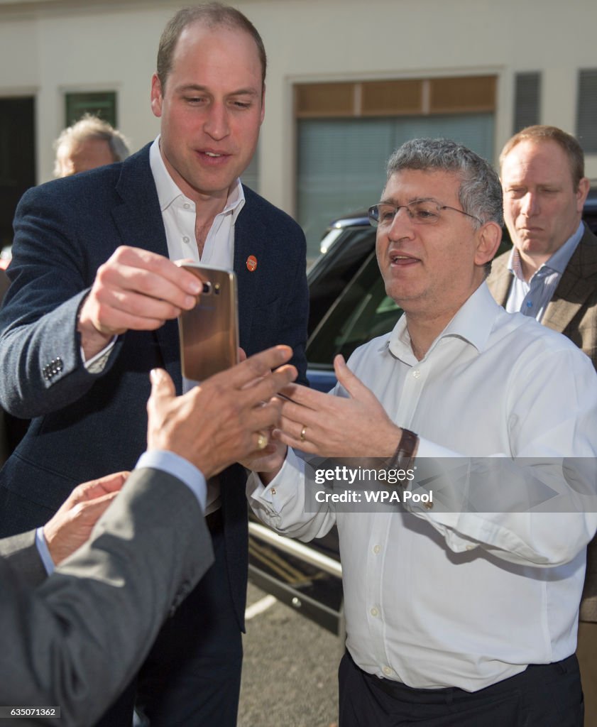 The Duke Of Cambridge Launches The Centrepoint Helpline