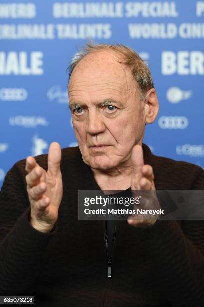 Actor Bruno Ganz attends the 'The Party' press conference during the 67th Berlinale International Film Festival Berlin at Grand Hyatt Hotel on...